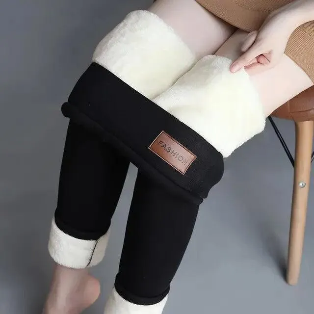 Girls Fleece Lined Leggings – Winter Warm Padded Pants