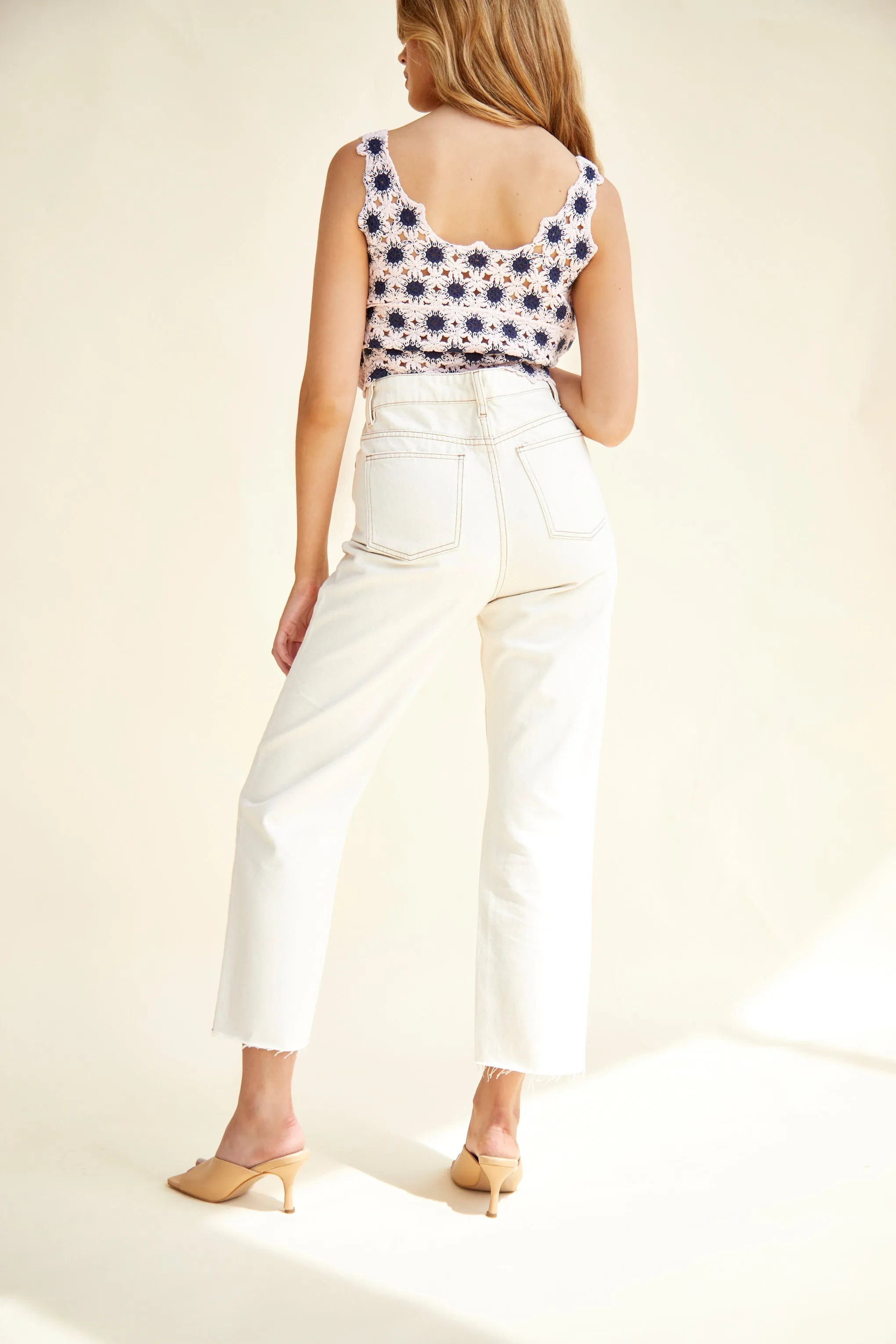 Glamorous High Waisted Straight Leg Jeans