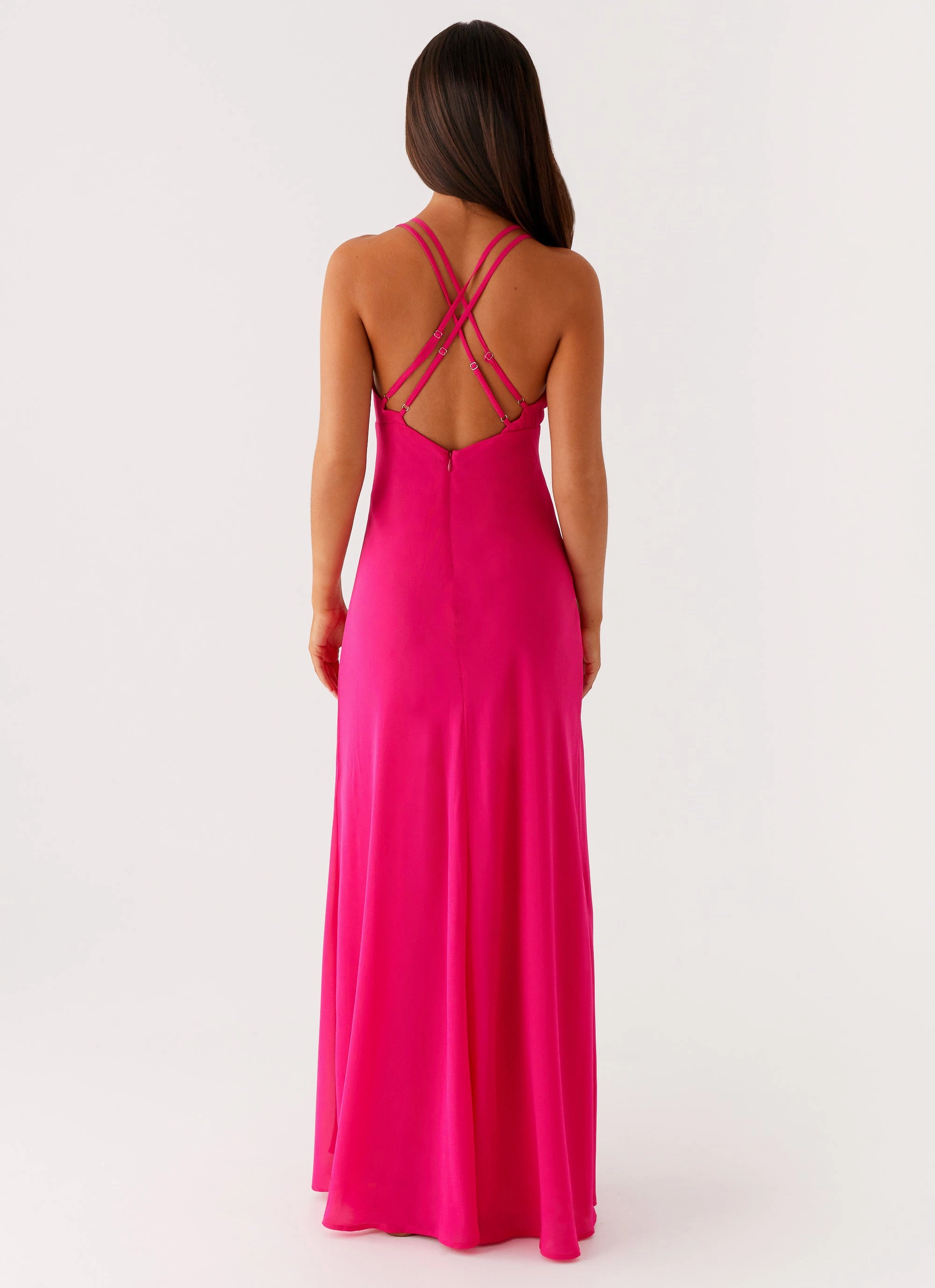 Street Mood Kacia Maxi Dress - Fuchsia