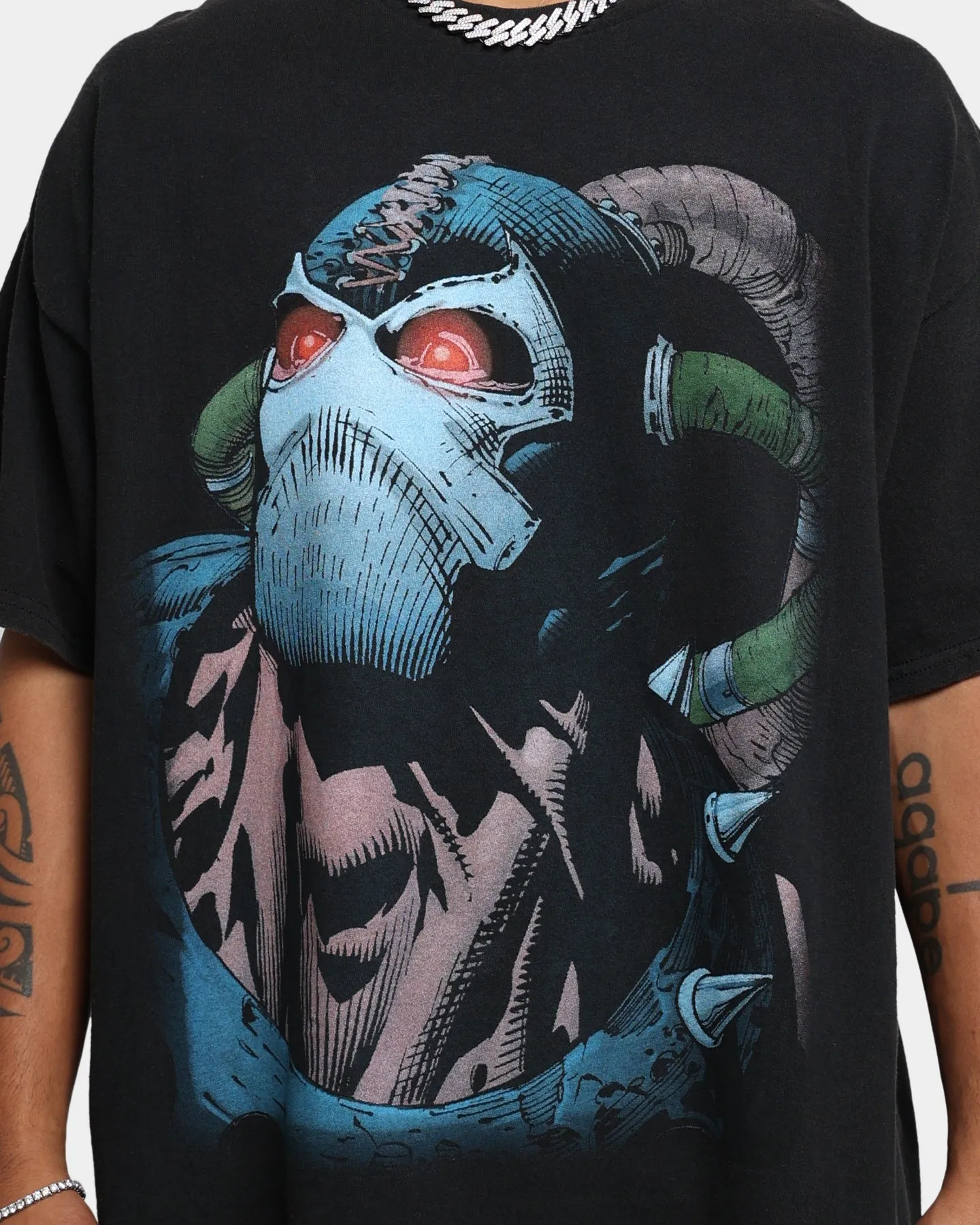 Goat Crew X Batman Bane Vintage T-Shirt Black Wash