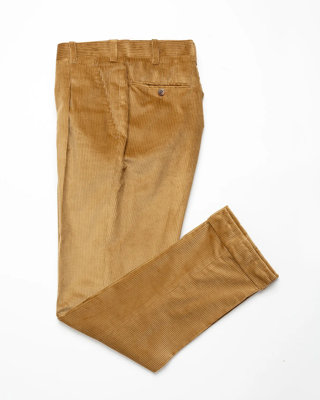 Golden Corduroy Trousers
