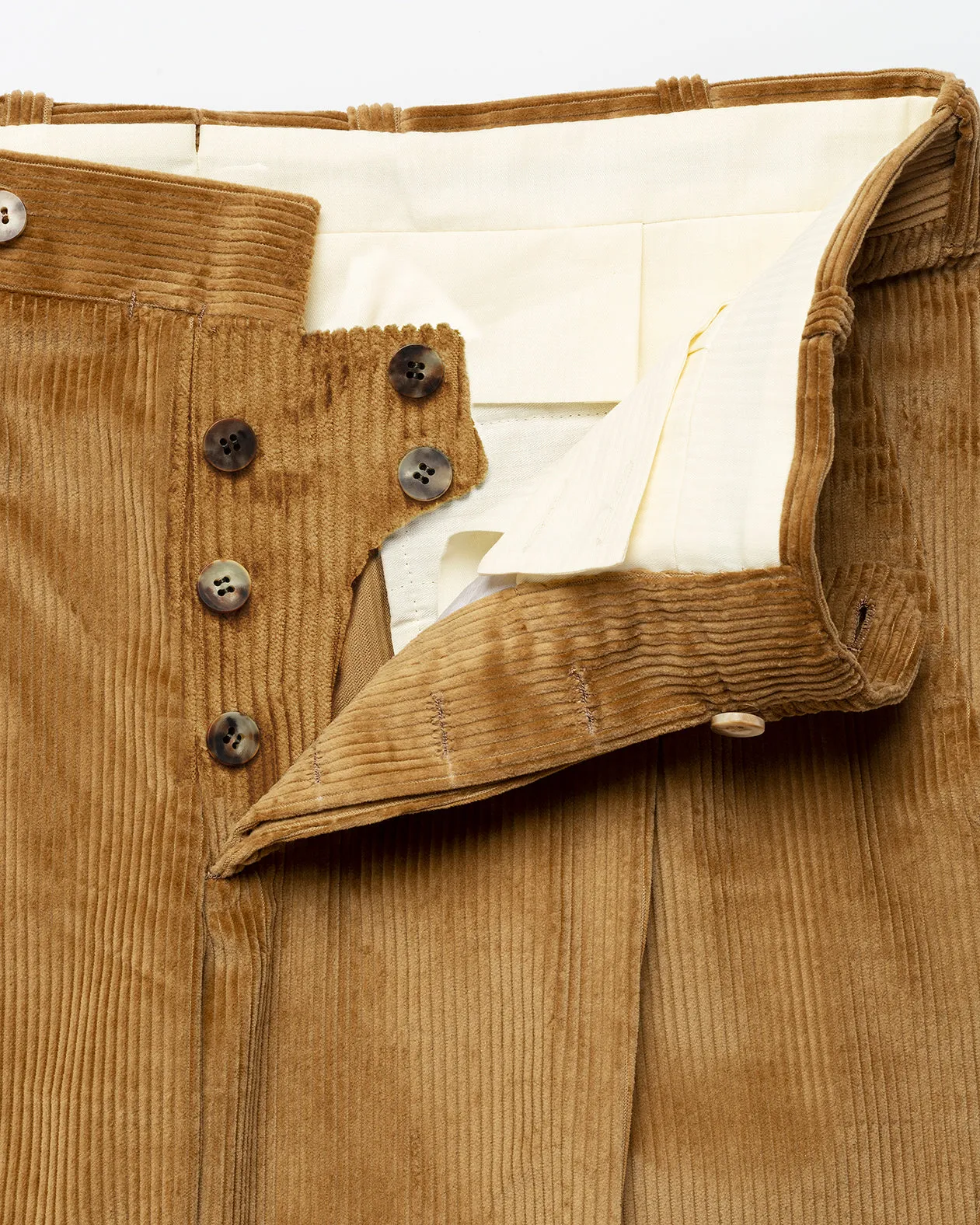 Golden Corduroy Trousers