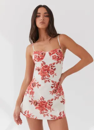 Cindi Linen Mini Dress - Rosa Floria Perfect Style Wear
