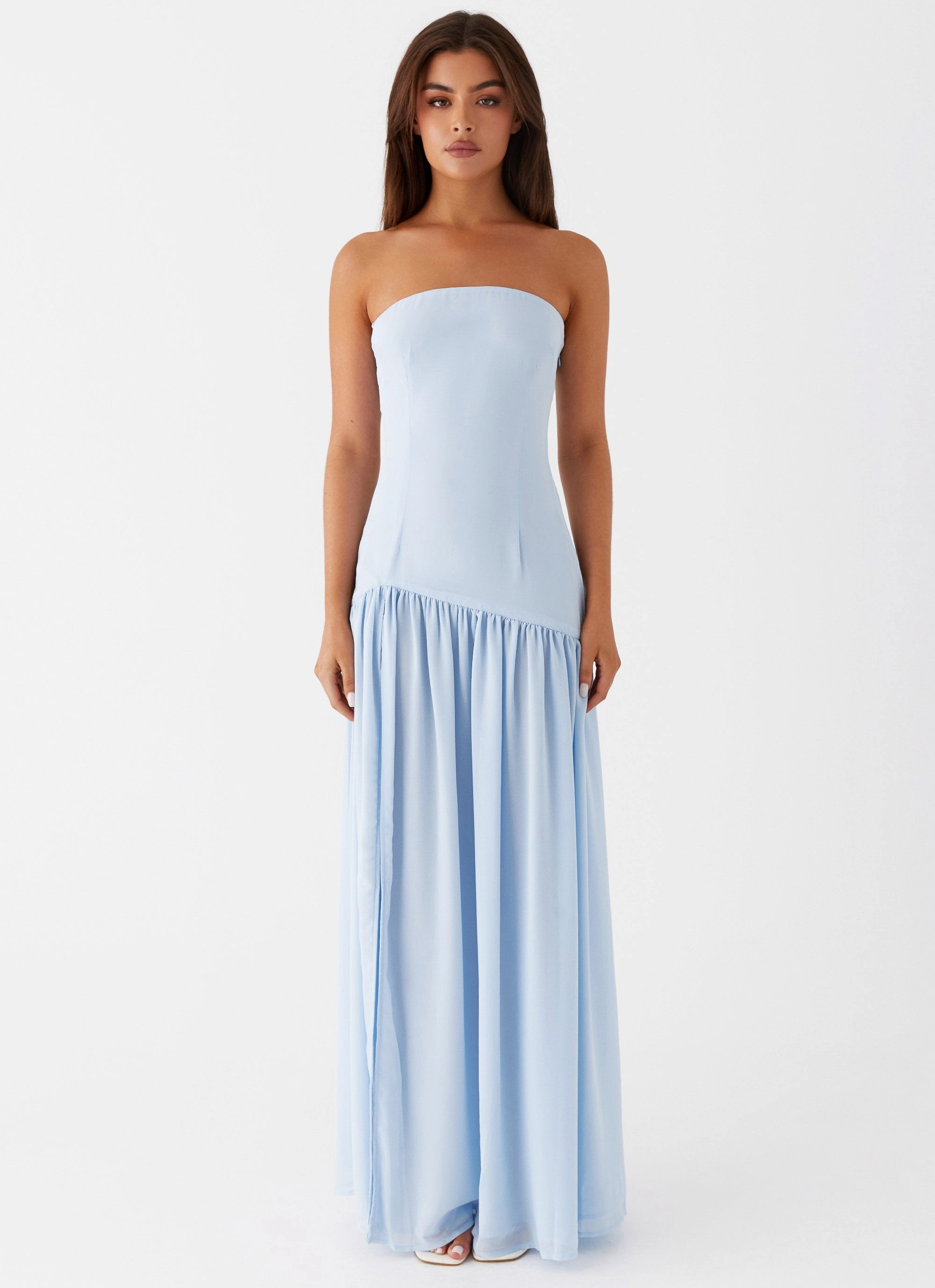 Versatile sundress OdorControlTreatment Eden Strapless Maxi Dress - Blue