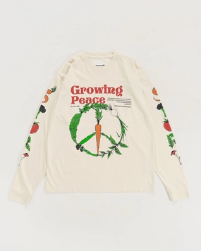 Grateful Tee LS - Growing Peace Versatile Comfort Wear Art Event