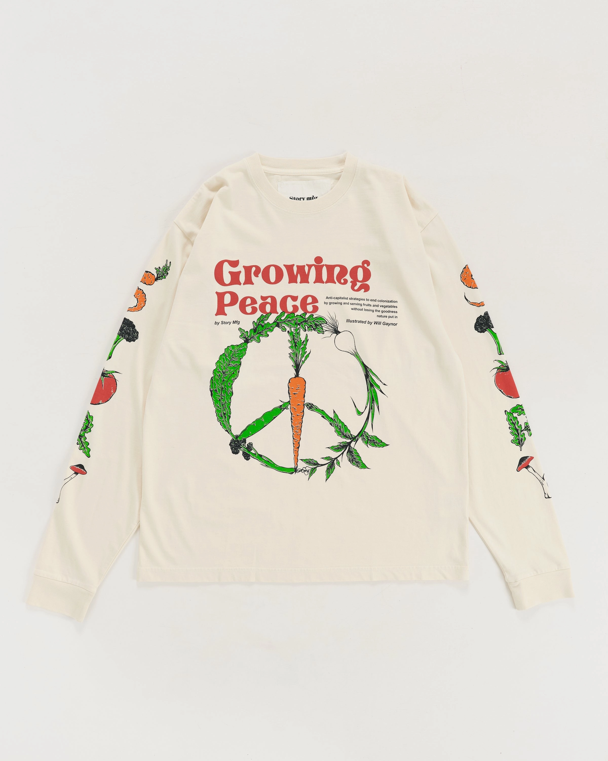 Essential Piece Urban Favorite Grateful Tee LS - Growing Peace