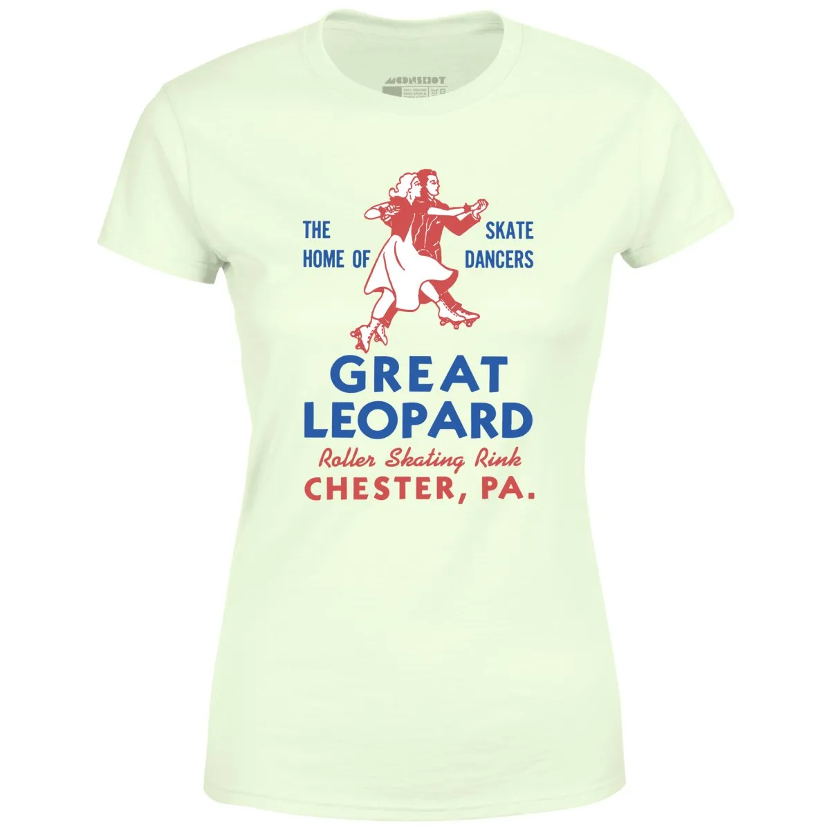 Great Leopard Roller Skating Rink - Chester, PA - Vintage Roller Rink - Women's T-Shirt