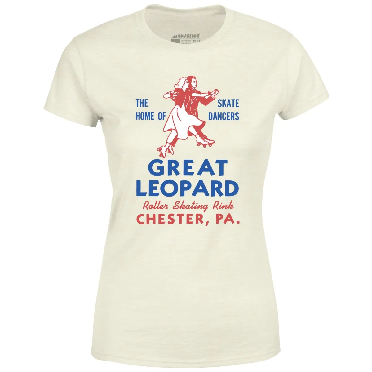 Great Leopard Roller Skating Rink - Chester, PA - Vintage Roller Rink - Women's T-Shirt
