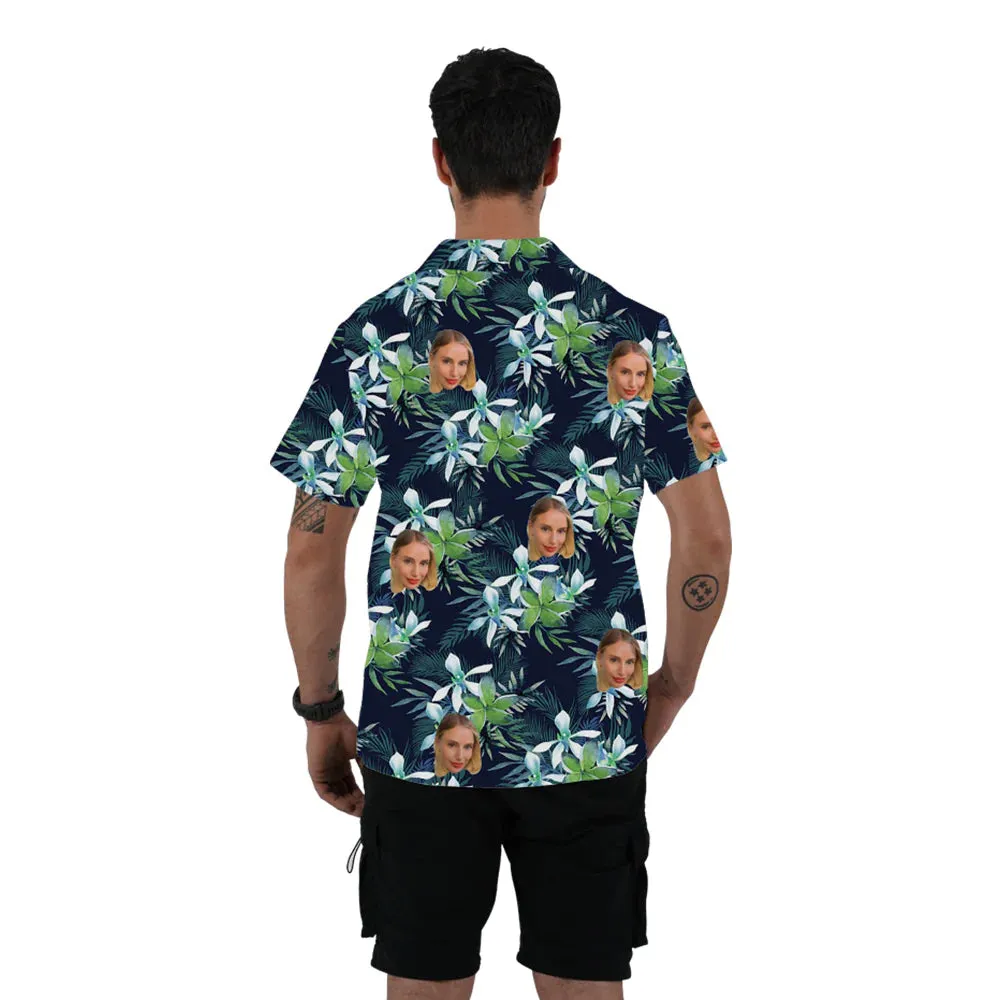 Green Men's Shirt & Beach Shorts Summer Vacation Outfit
