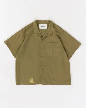 Greetings Shirt SS - Olive Zigzag