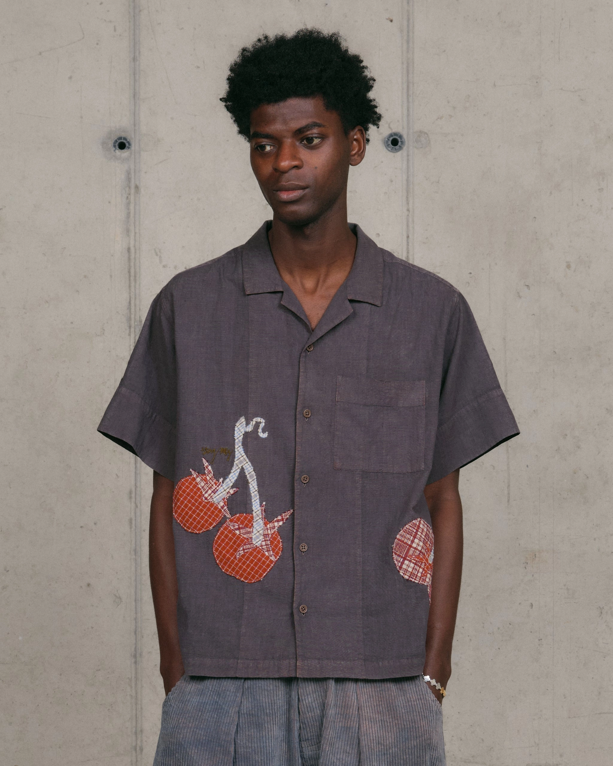 Light Coral Greetings Shirt SS - Tomato