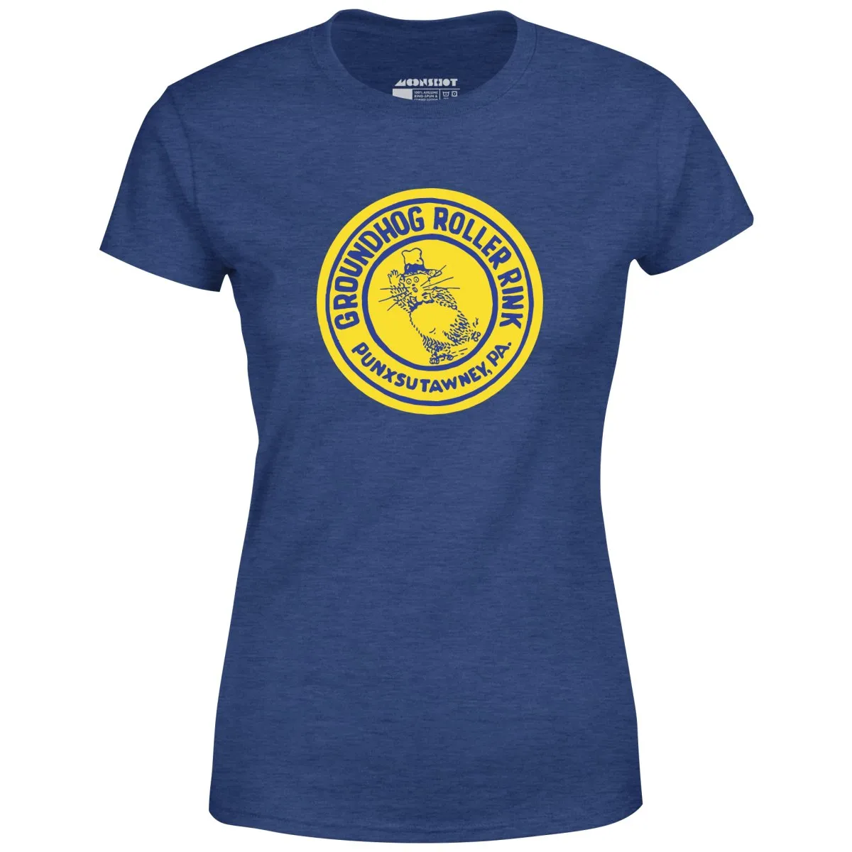 Groundhog Roller Rink - Punxsutawney, PA - Vintage Roller Rink - Women's T-Shirt