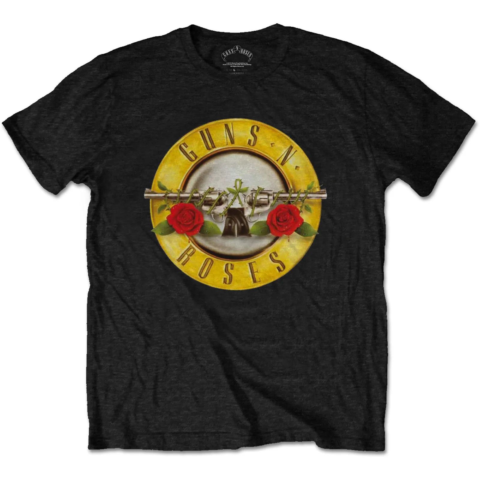 Guns N Roses Classic Logo Black Unisex T-Shirt