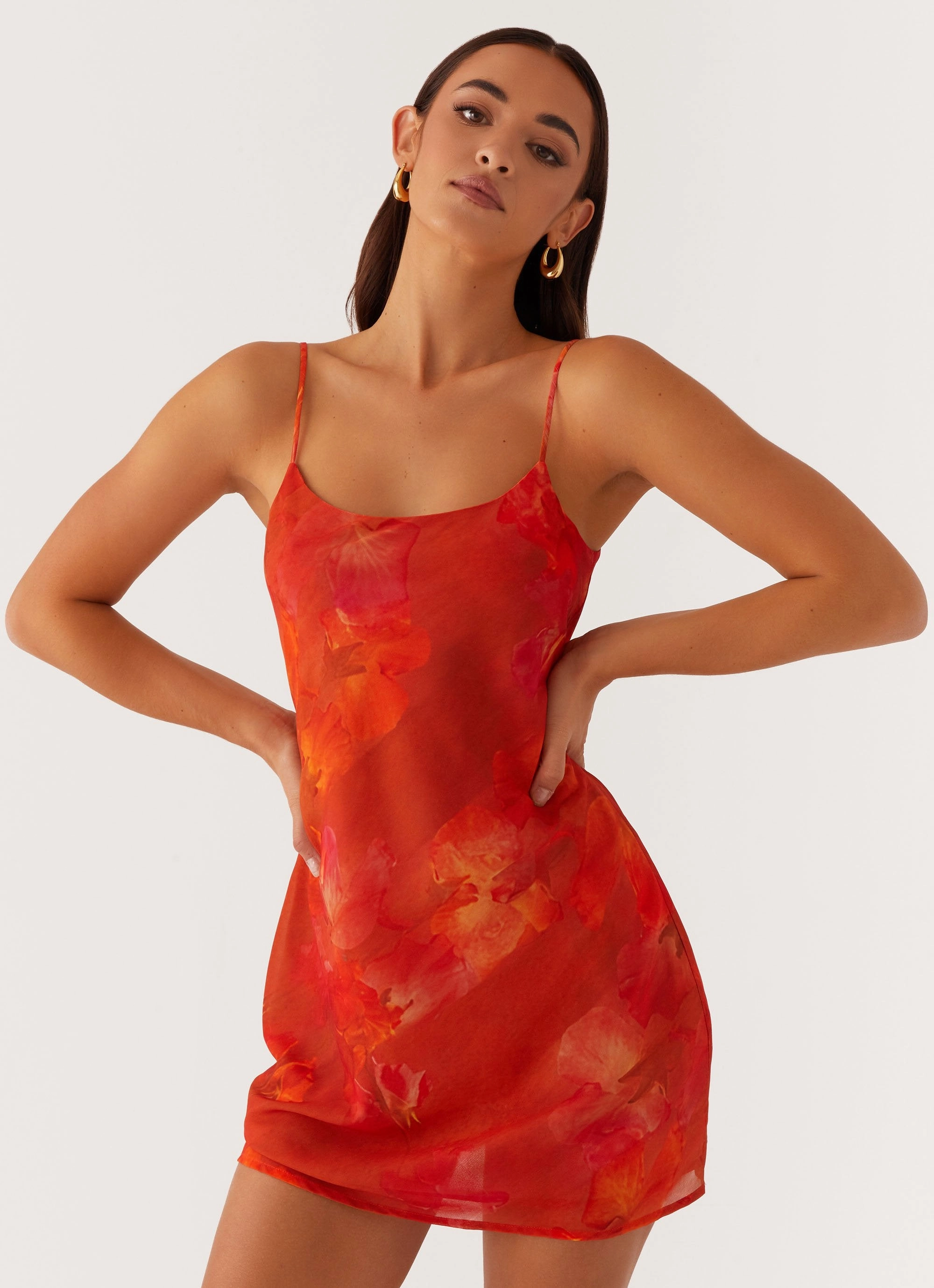 Manifest Mini Dress - Amber Vintage Vibe Natural Fit