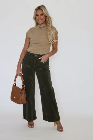 Harlow Corduroy Pants Abrasion Resistant Surface