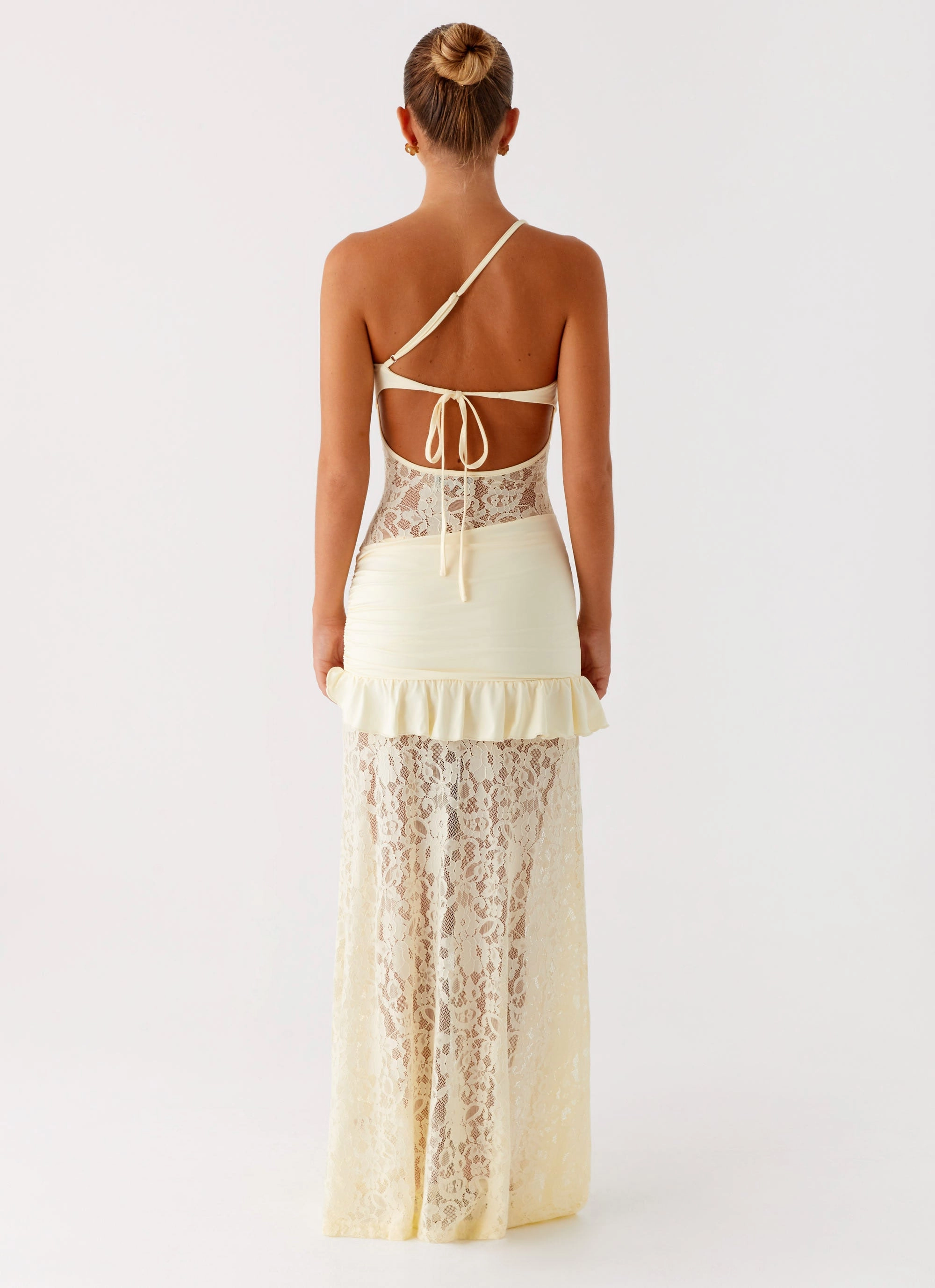 Elegant formal piece Simple Spirit Benita Maxi Dress - Yellow