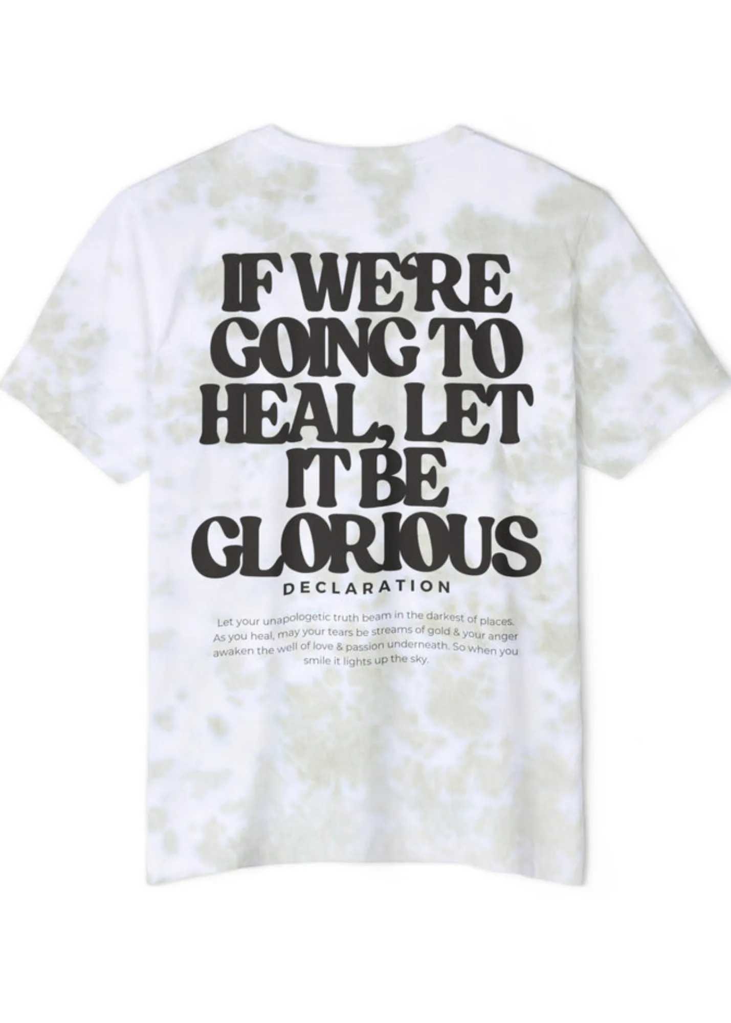 Heal With Glory FWD Fashion Tie-Dyed T-Shirt