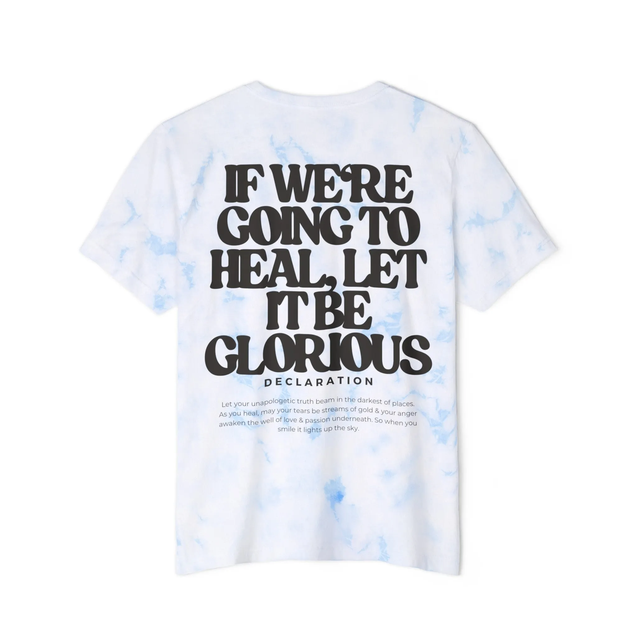 Heal With Glory FWD Fashion Tie-Dyed T-Shirt