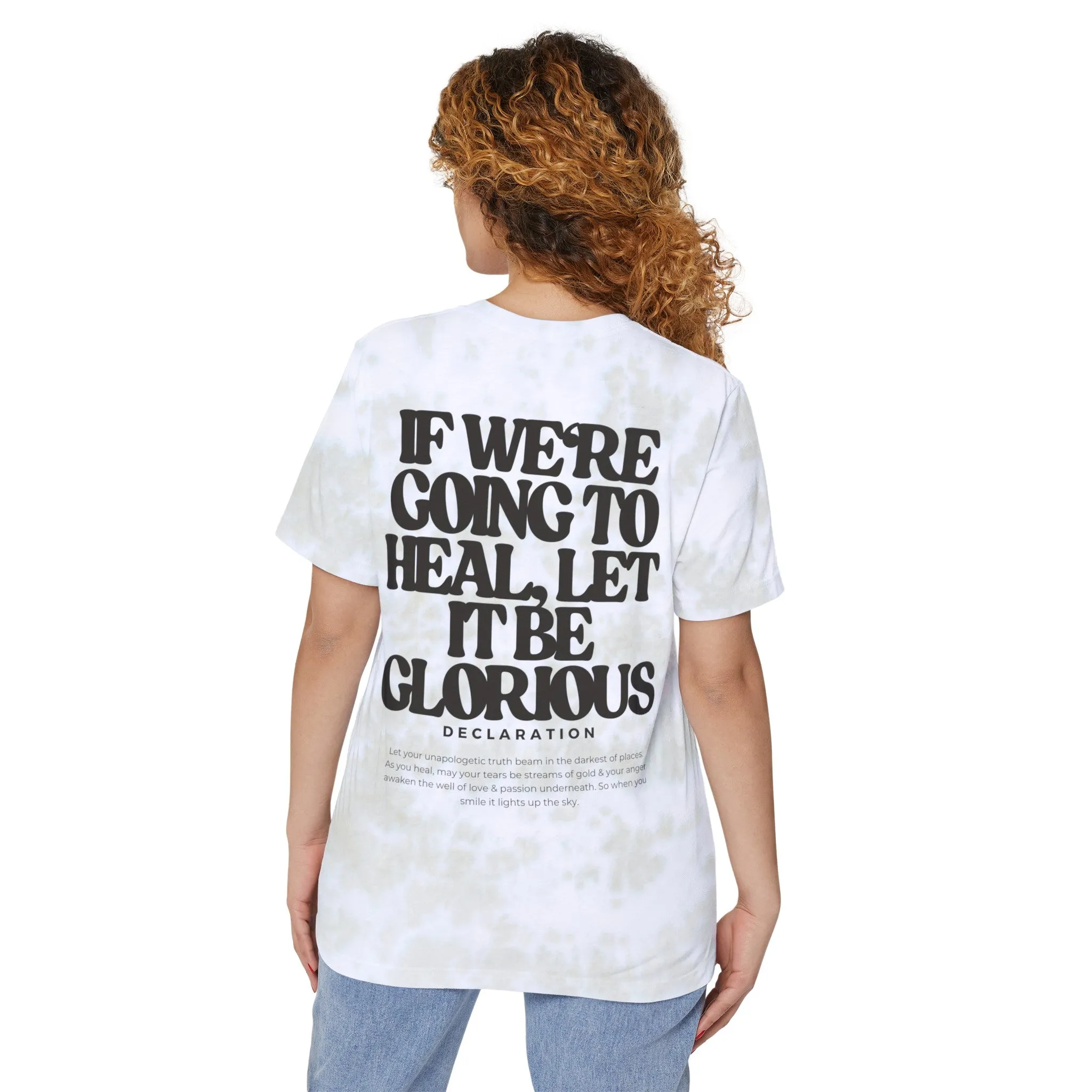 Heal With Glory FWD Fashion Tie-Dyed T-Shirt