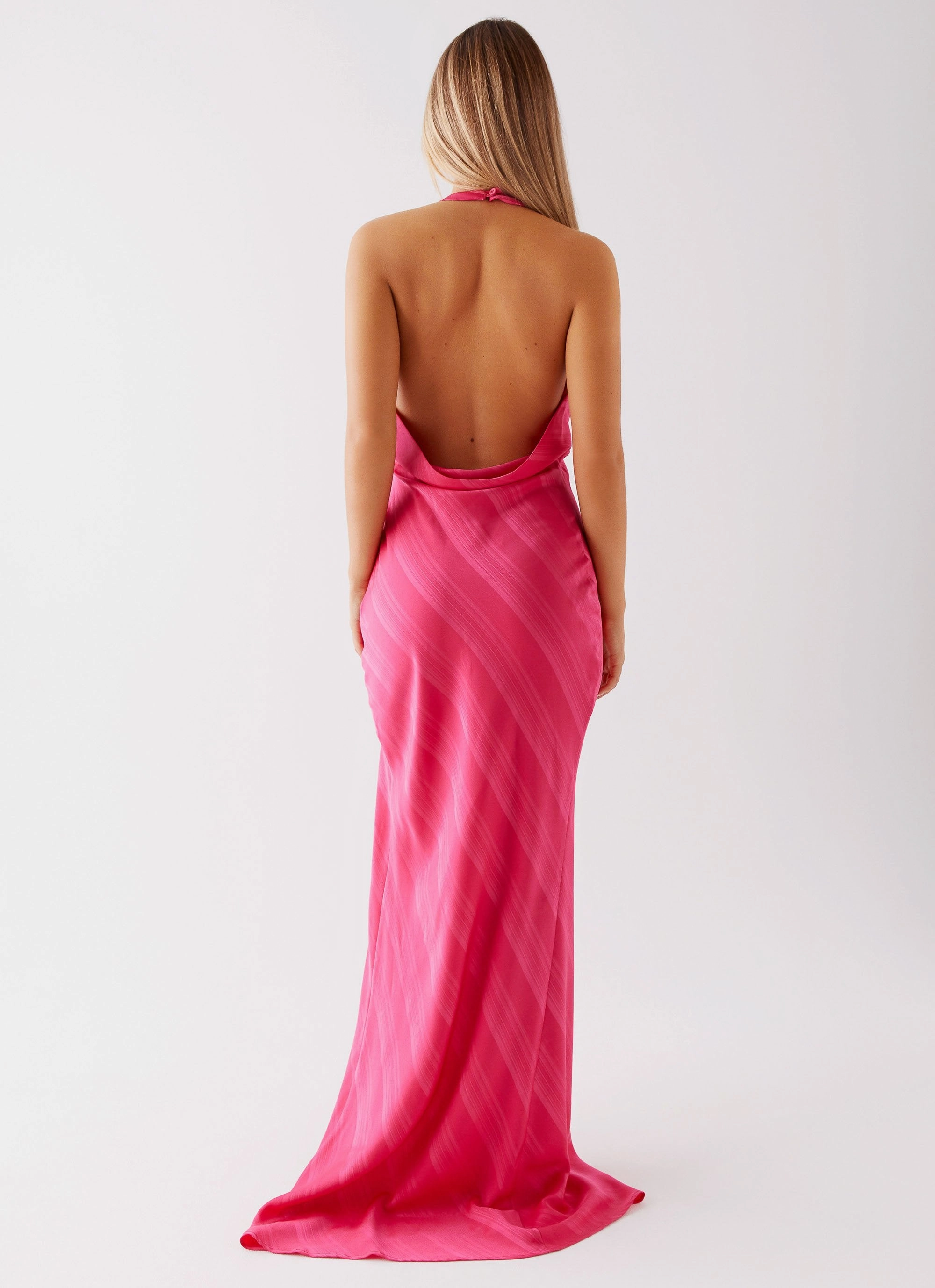 Soft touch evening dress Heartbeat Maxi Dress - Pink