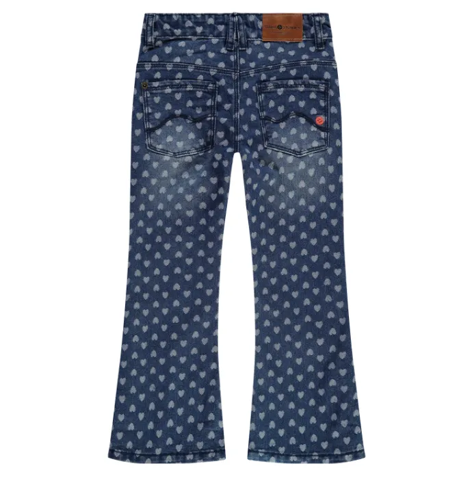 Hearts Flared Jeans