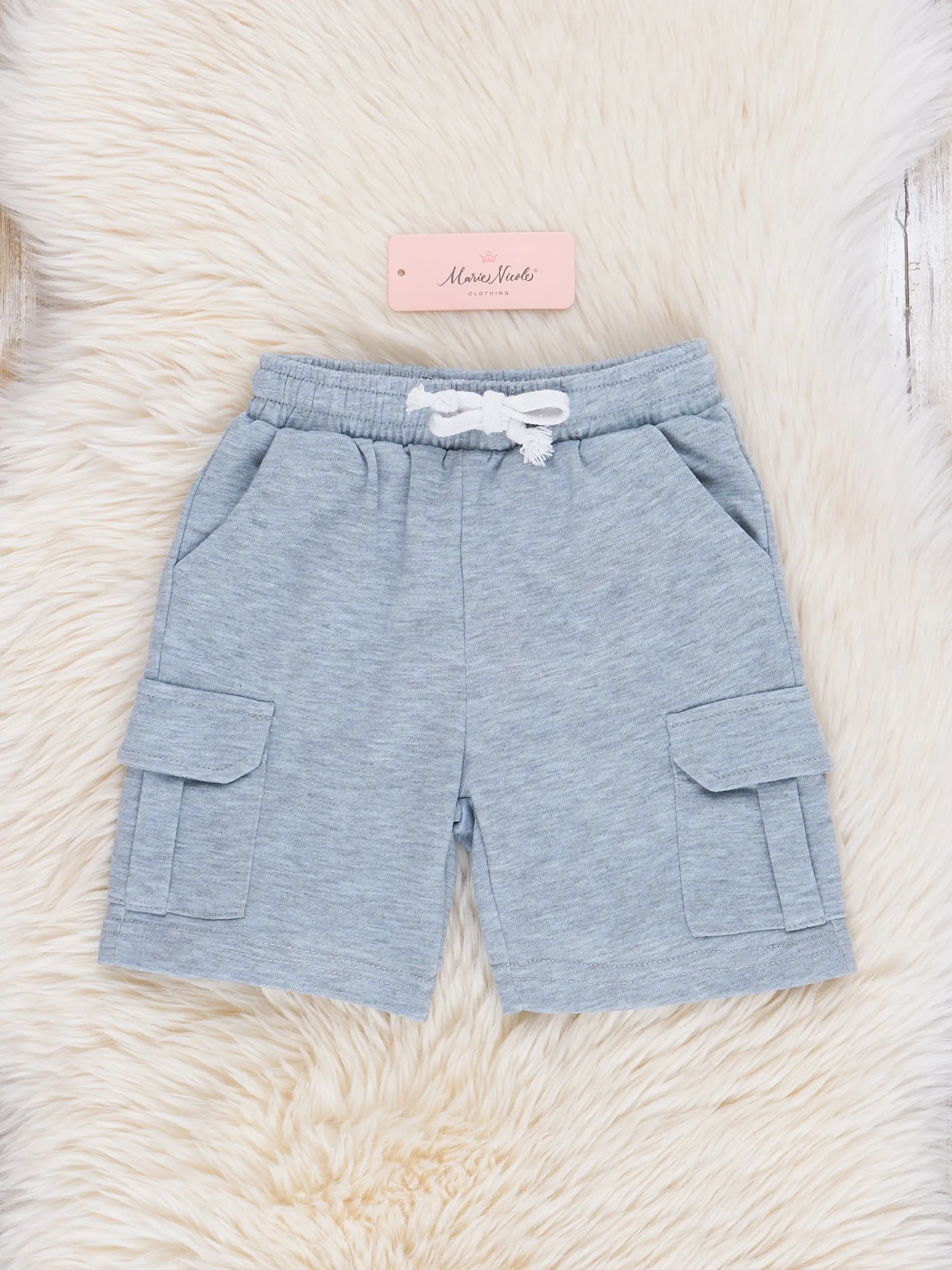 Heather Gray Cargo Shorts