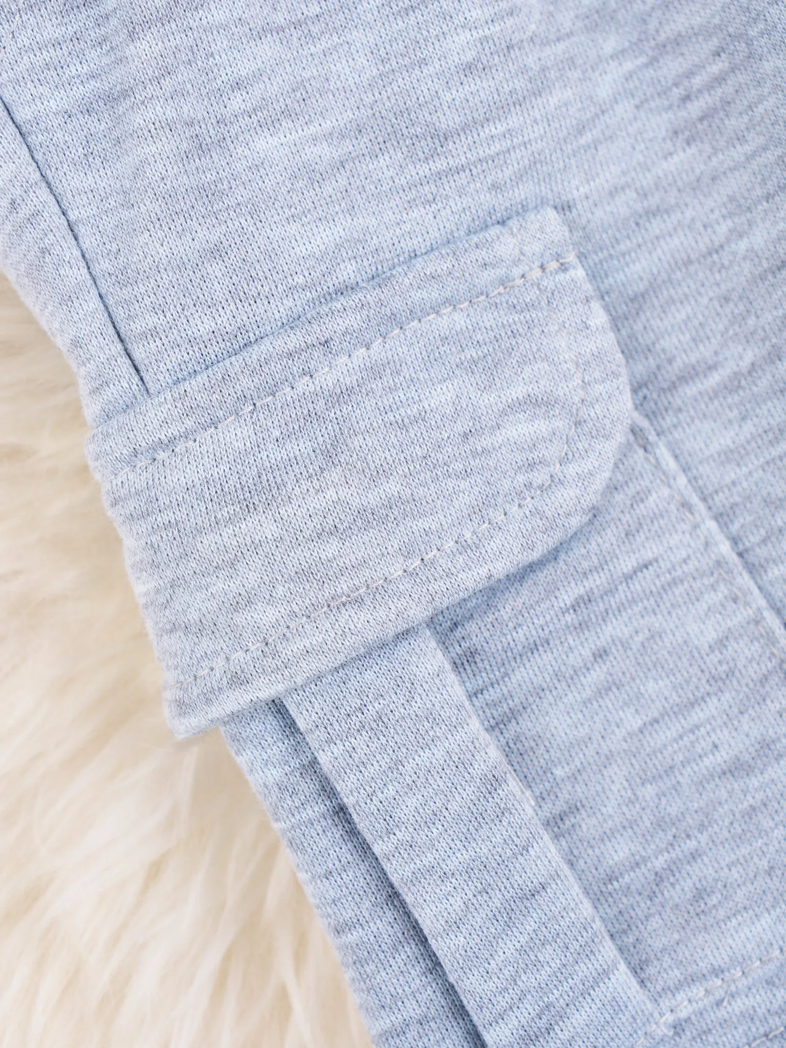 Heather Gray Cargo Shorts