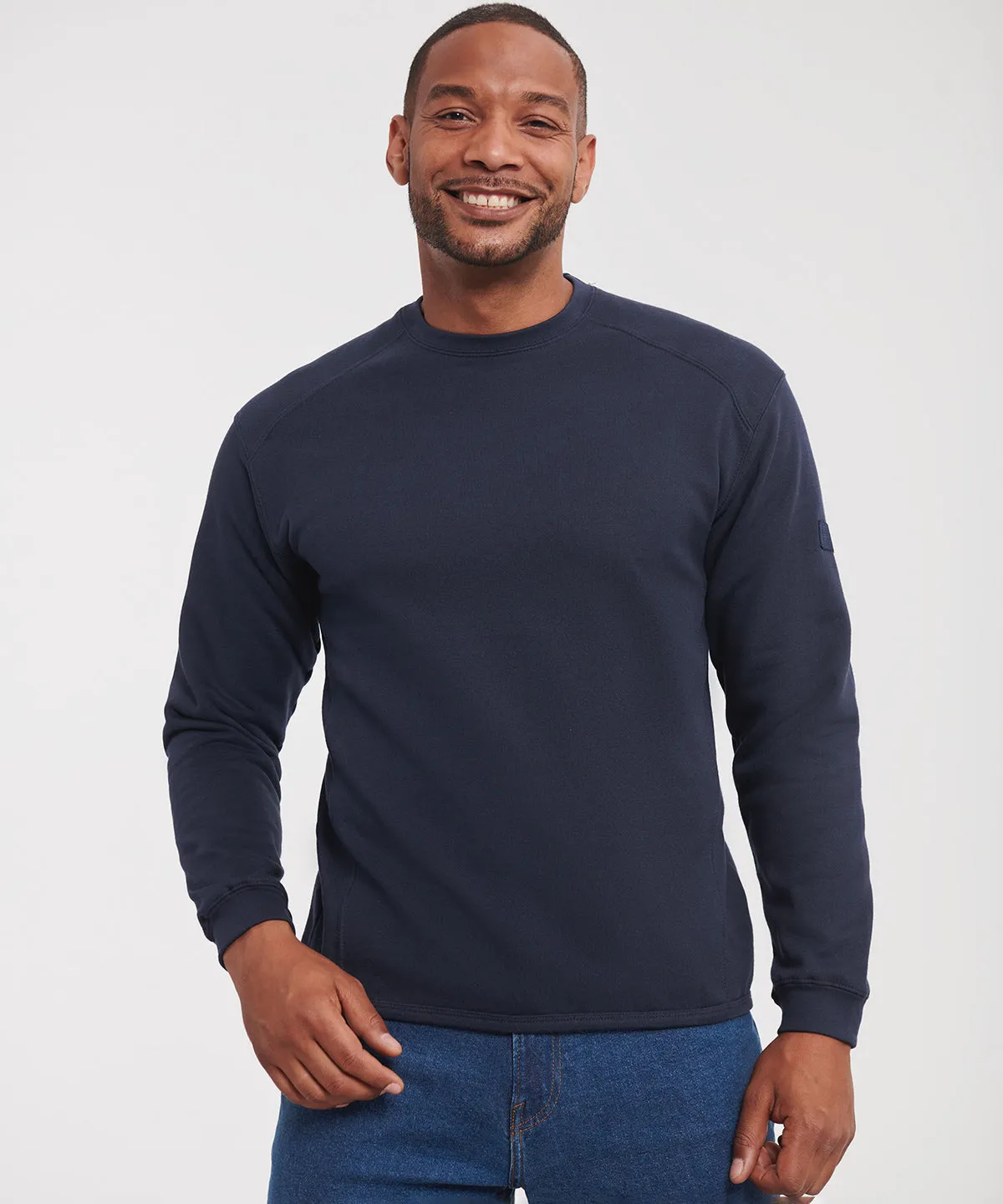Heavy-duty crew neck sweatshirt | Bright Royal