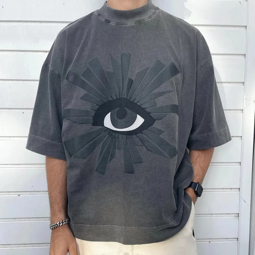 Heavy weight tees graphic oversized loose tees
