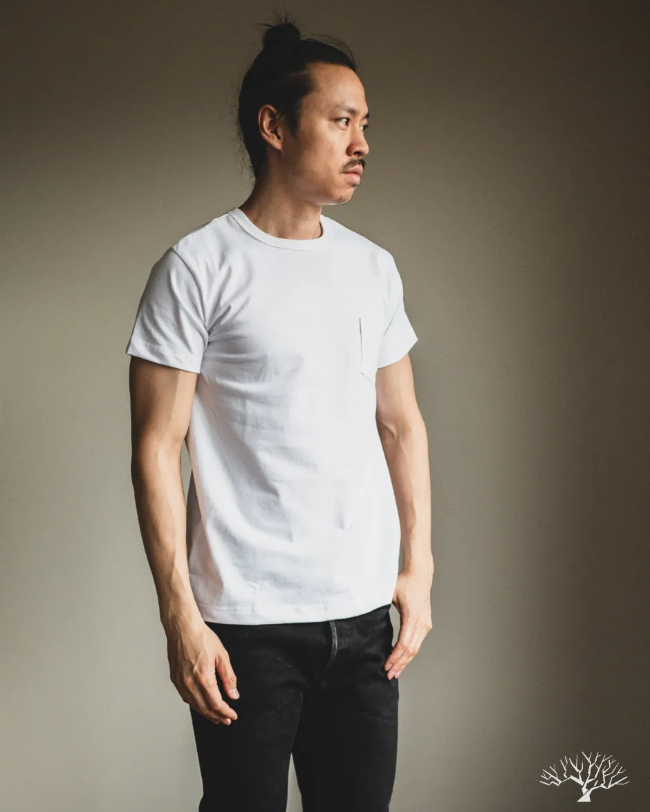 Heavyweight Pocket Tee - White