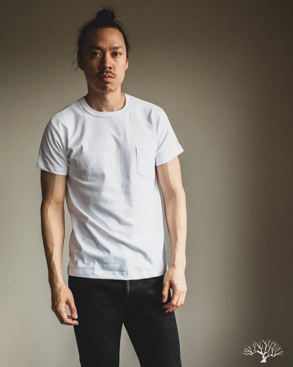 Heavyweight Pocket Tee - White