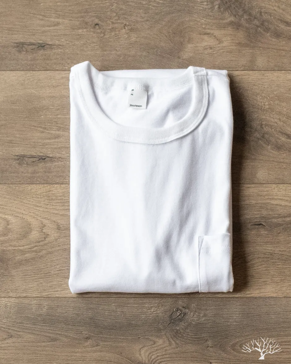 Heavyweight Pocket Tee - White