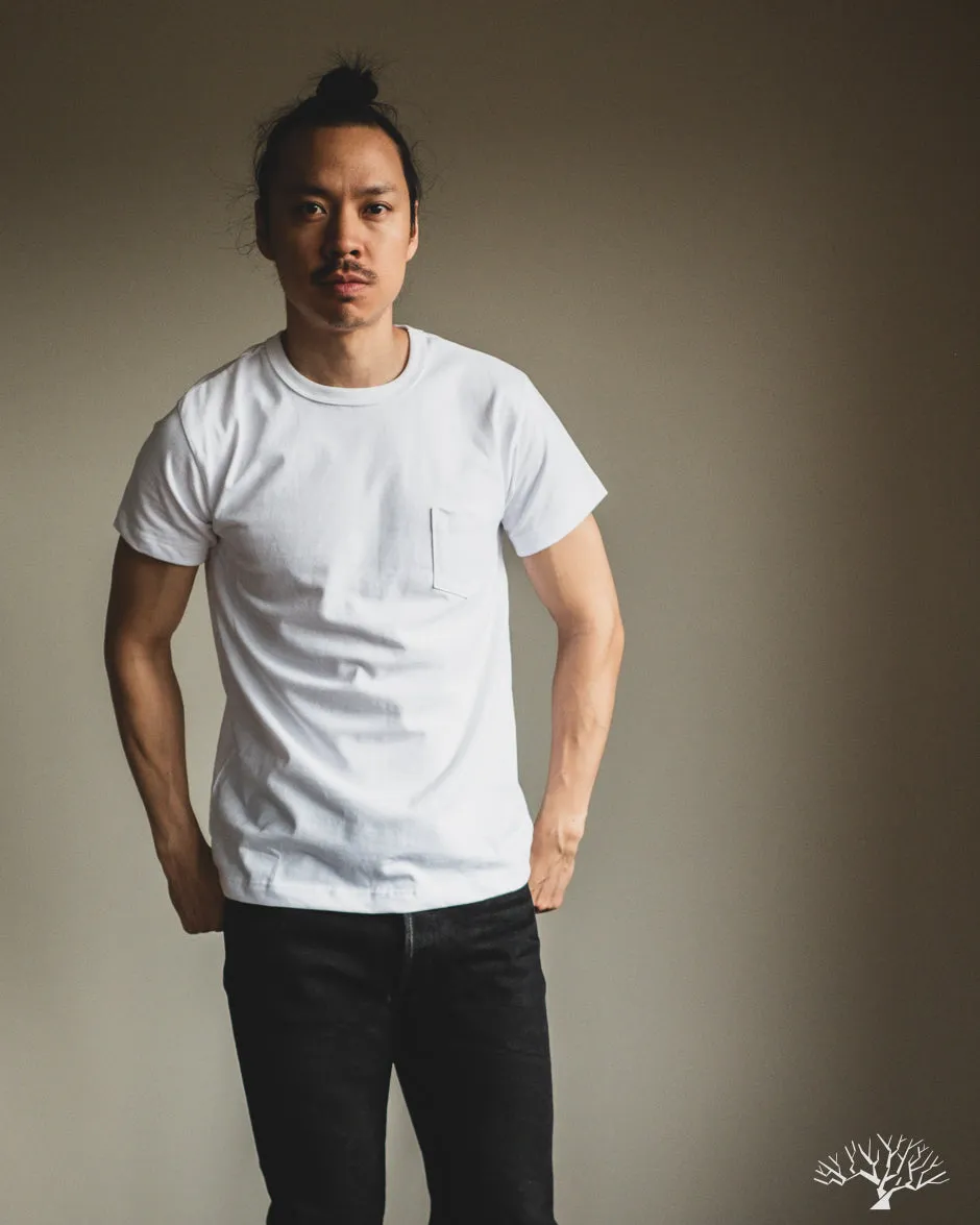 Heavyweight Pocket Tee - White