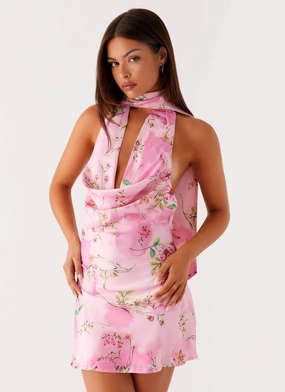 Cloud Light Heidi Mini Dress - Pink Floral
