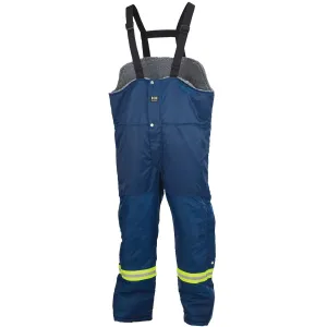 Helly Hansen Men's Hi-Vis Winter Bib Overalls Thompson 76512 - Beaver Nylon, Insulated, Reflective, Waterproof, Durable, Adjustable | Sizes S-5XL