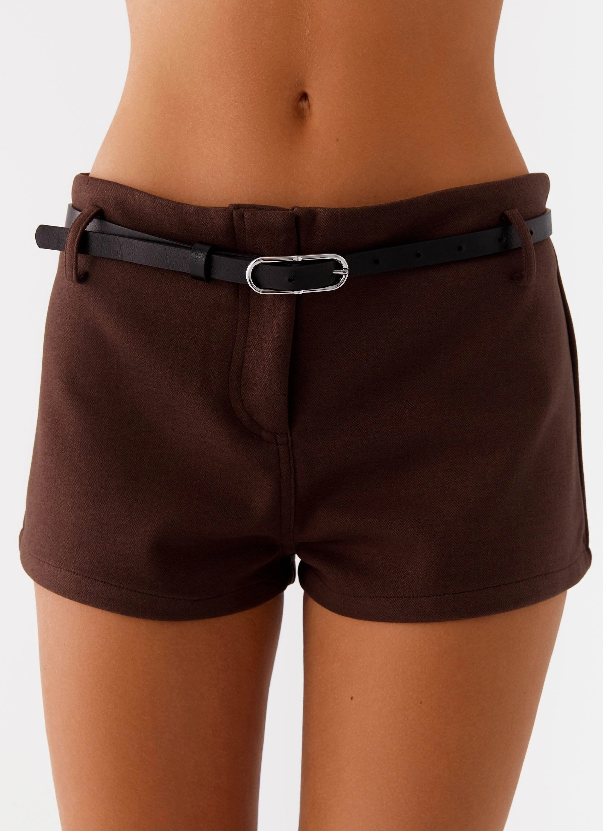 Comfy Wearable Curfew Micro Short - Chocolate