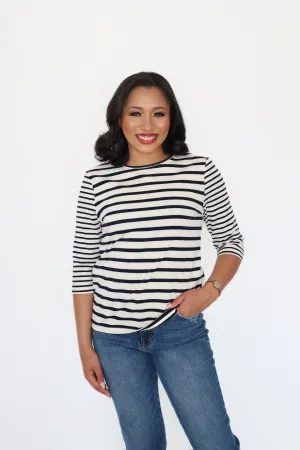 Here Or There Top Fashion Blouse Soft Brushed Finish