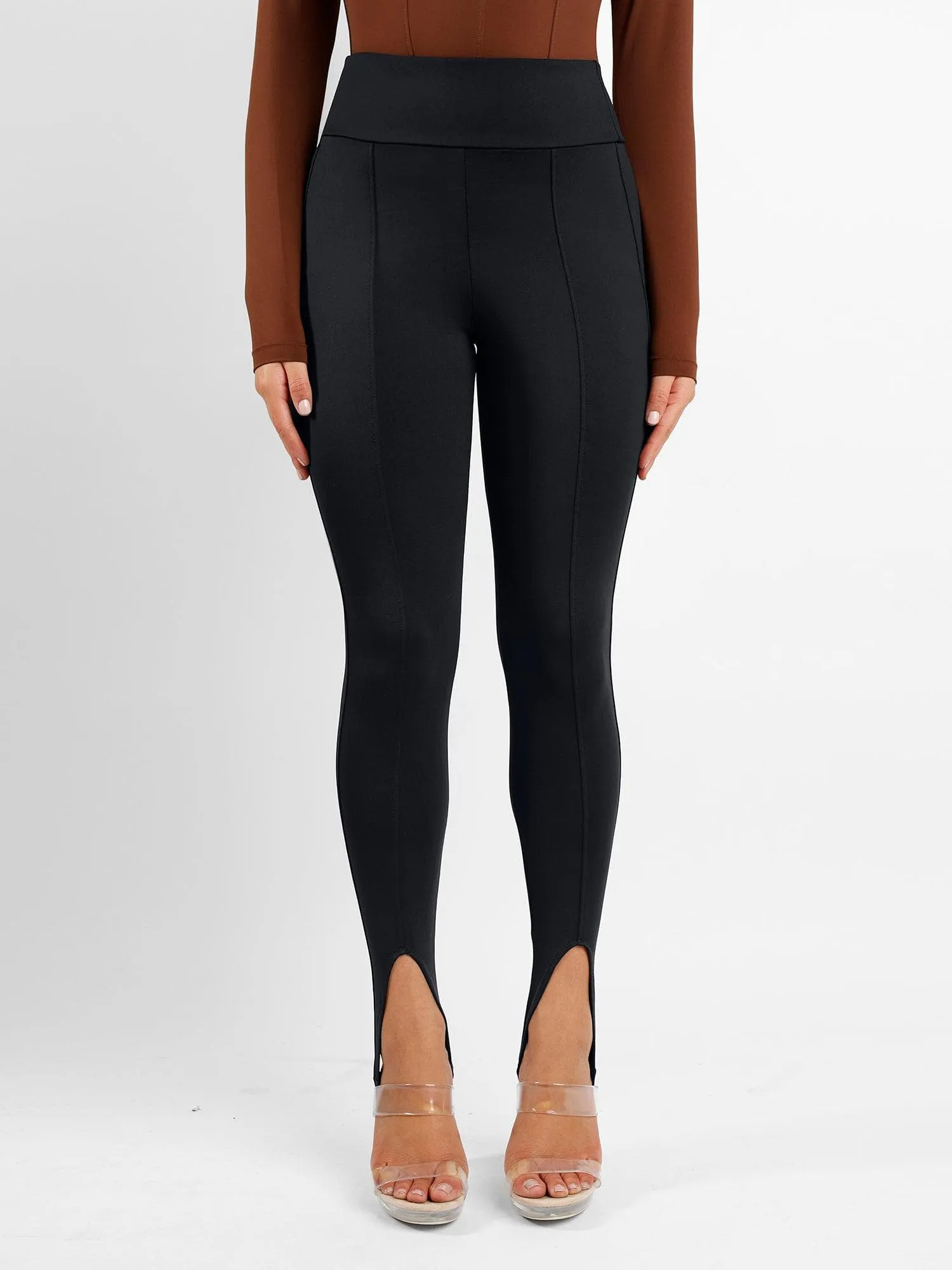 Shapewear In-Control High Rise Workout Stirrup Leggings Stay Cool Technology
