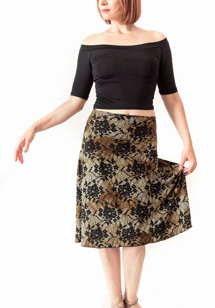 High Collar Protection Design TOP - Mariela (Microfiber)