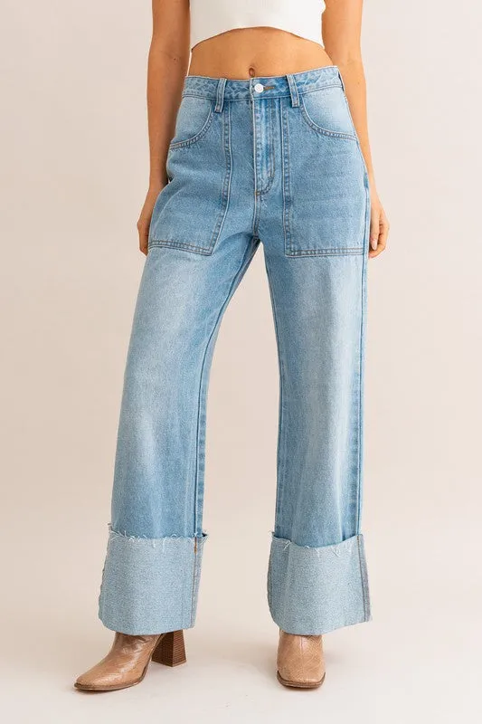 Beth Wide Leg Jean Outdoor activities