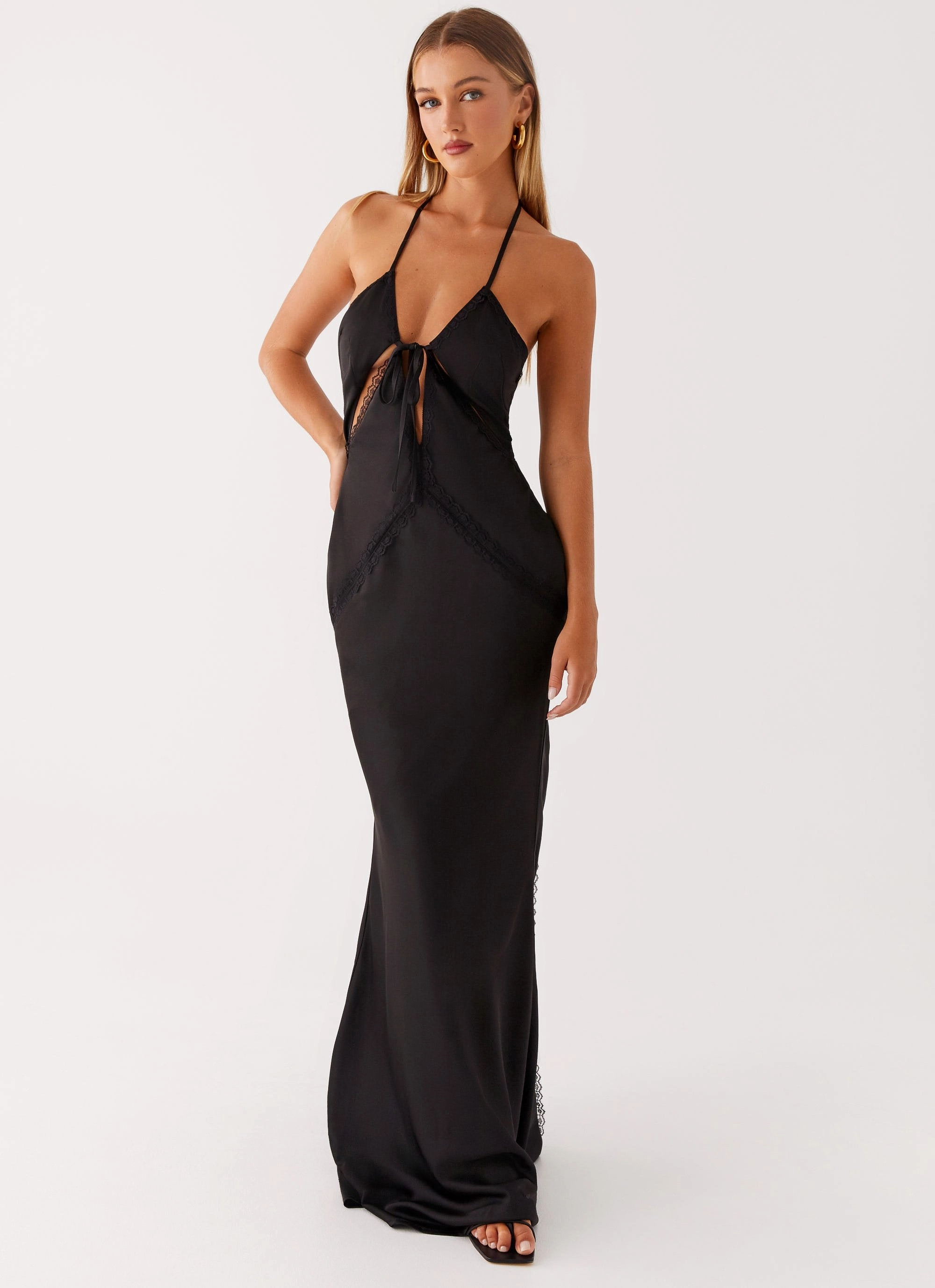 Highway Maxi Dress - Black Easy Movement All-season garment