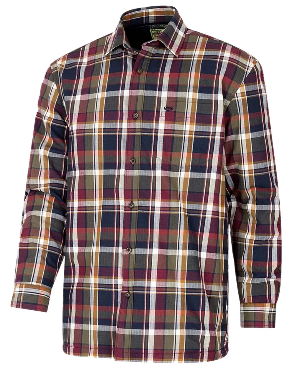 Hoggs of Fife Arran Micro Fleece Lined 100% Cotton Shirt