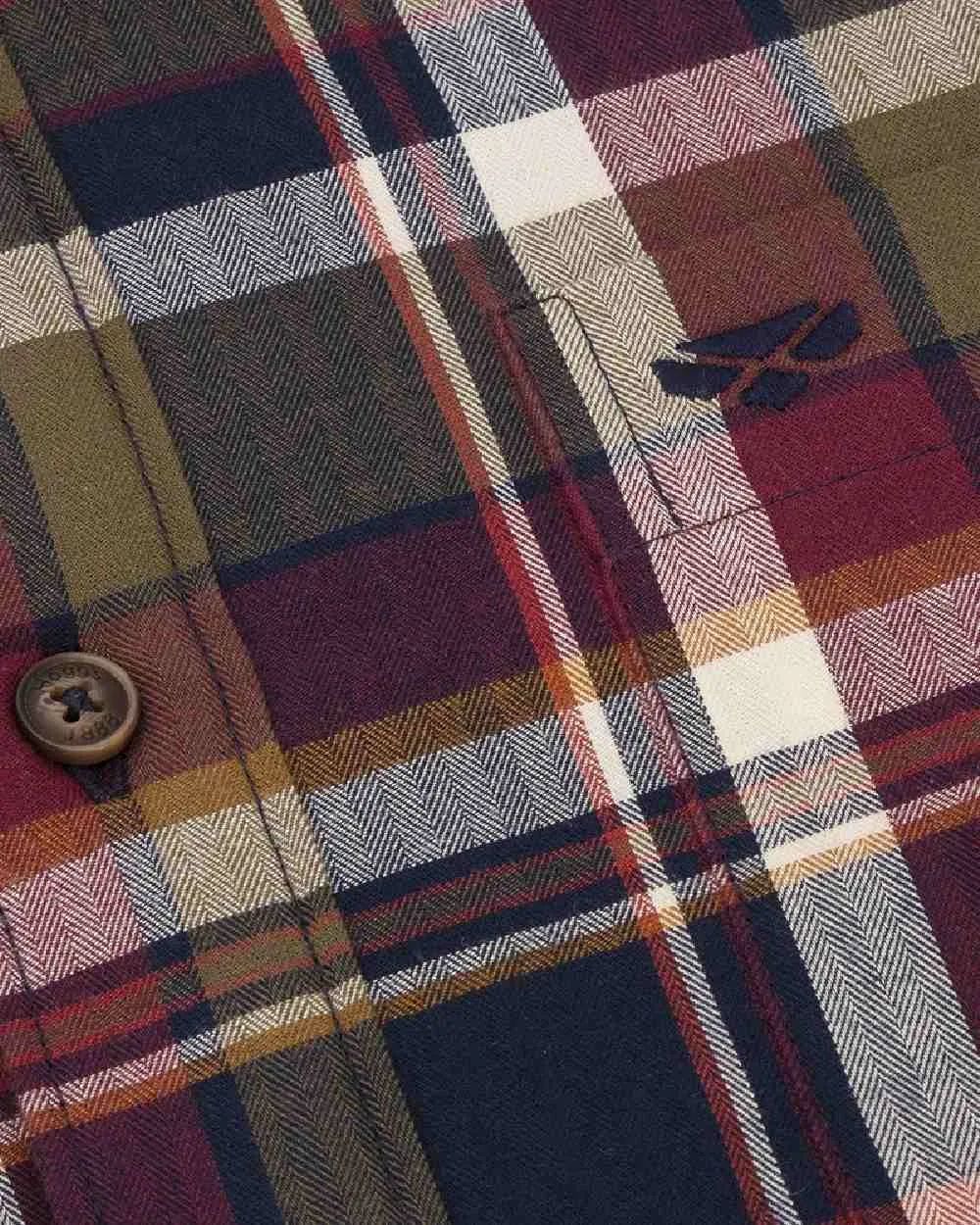 Hoggs of Fife Arran Micro Fleece Lined 100% Cotton Shirt