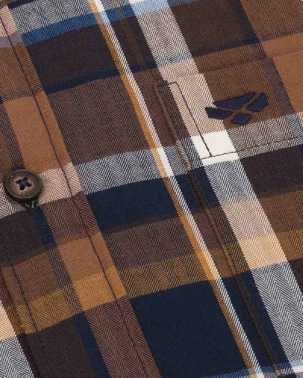 Hoggs of Fife Arran Micro Fleece Lined 100% Cotton Shirt