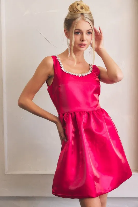 Polite Color Holiday Party Dress (FINAL SALE)