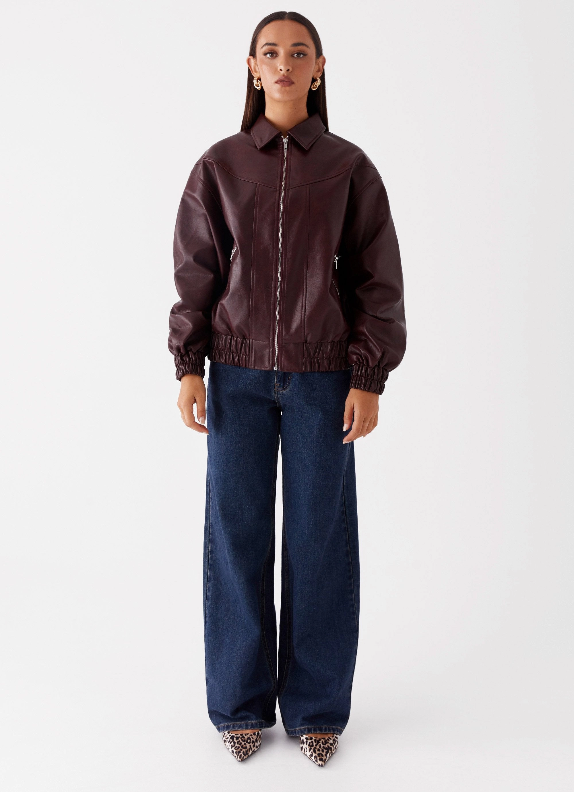Low Bulk High Warmth Holland Bomber Jacket - Wine