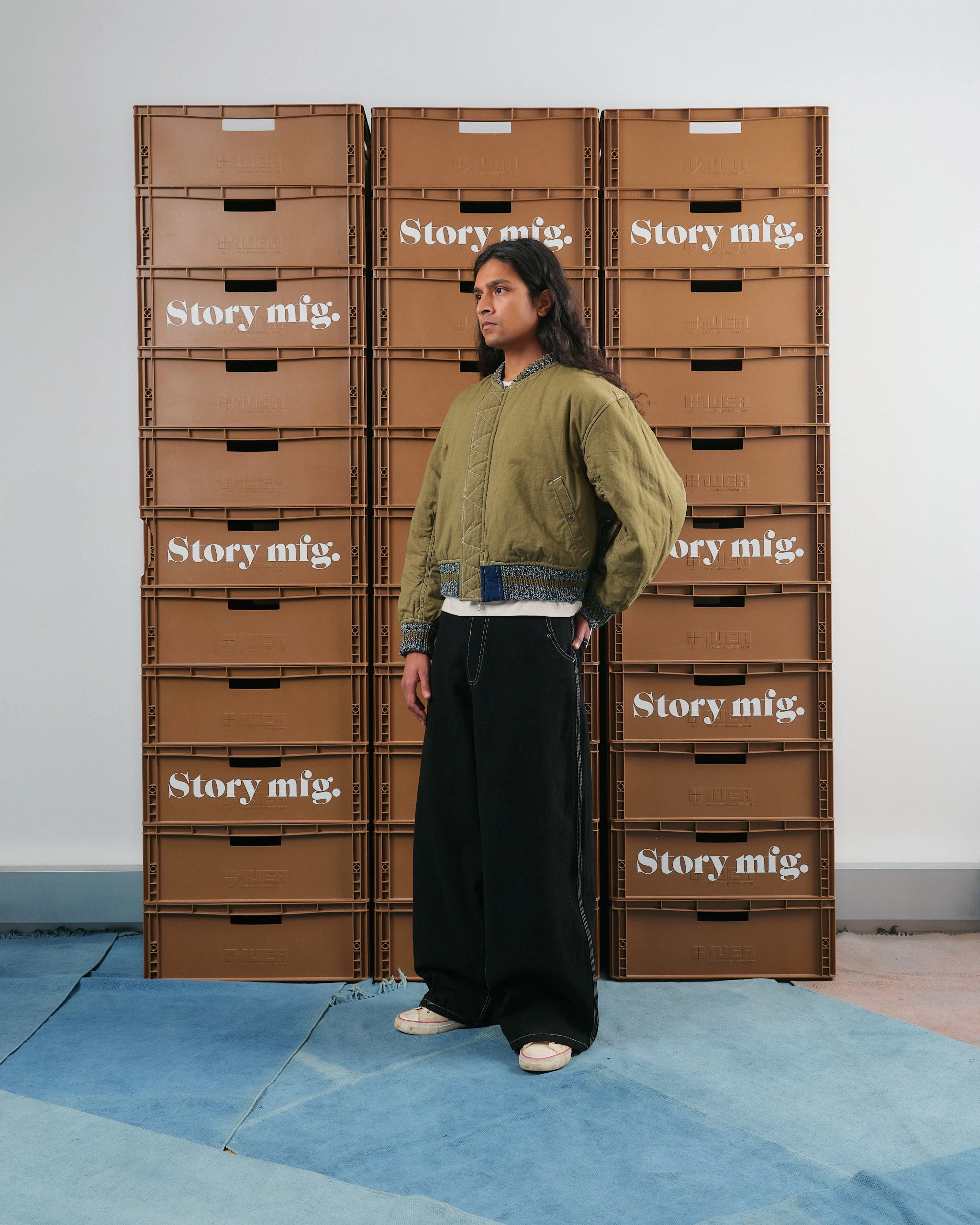 Euro Ease Balanced Texture Home Pants - Black Wonky-Wear