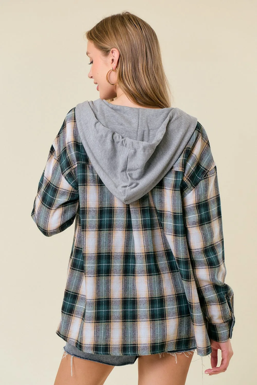 Hooded Plaid Flannel