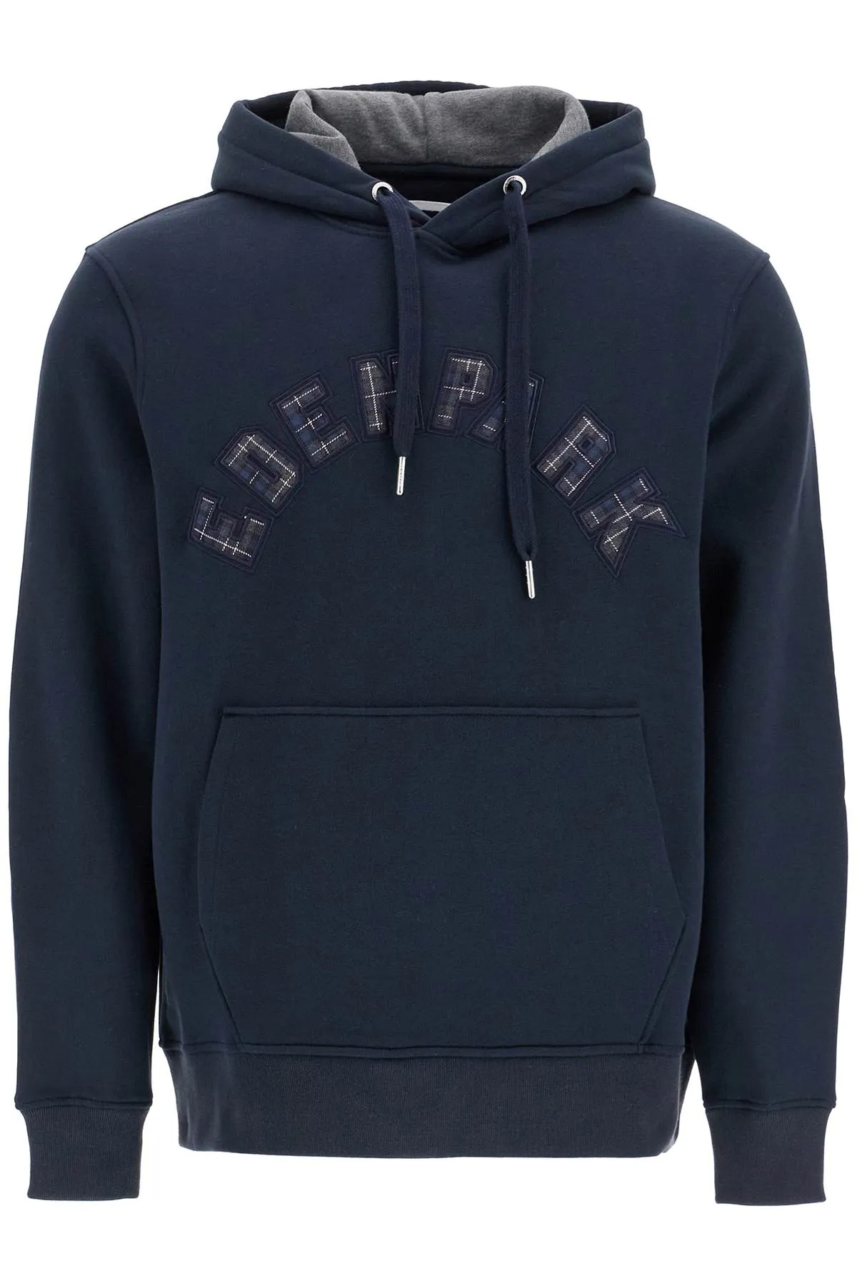 hooded sweatshirt with logo patch H24MAISW0035 MARINE EP