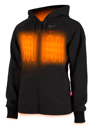 Hoodie - Milwaukee M12™ Women's Heated Hoodie, Black (Kit with Battery & Charger), 336B-21